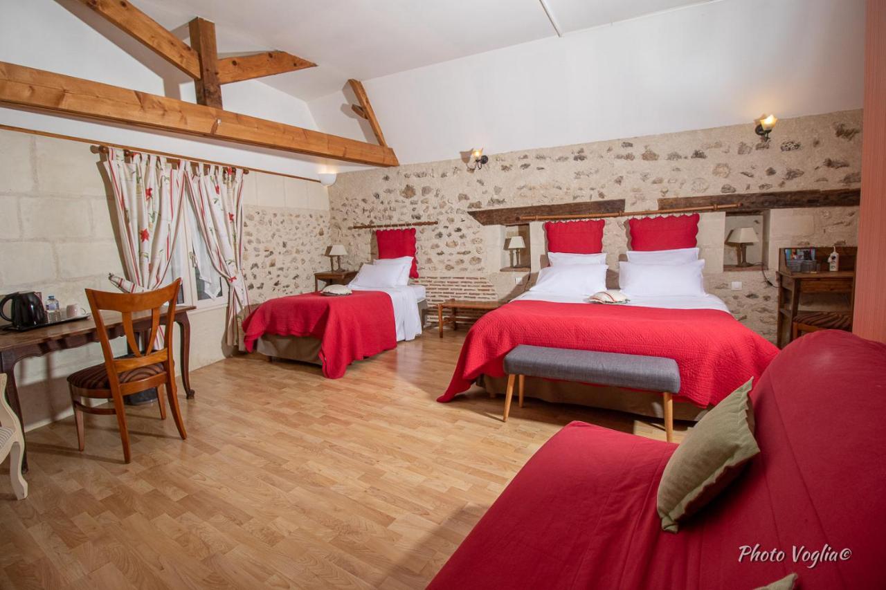 Logis Auberge Le Colombien - Hotel Et Restaurant Villandry Eksteriør bilde