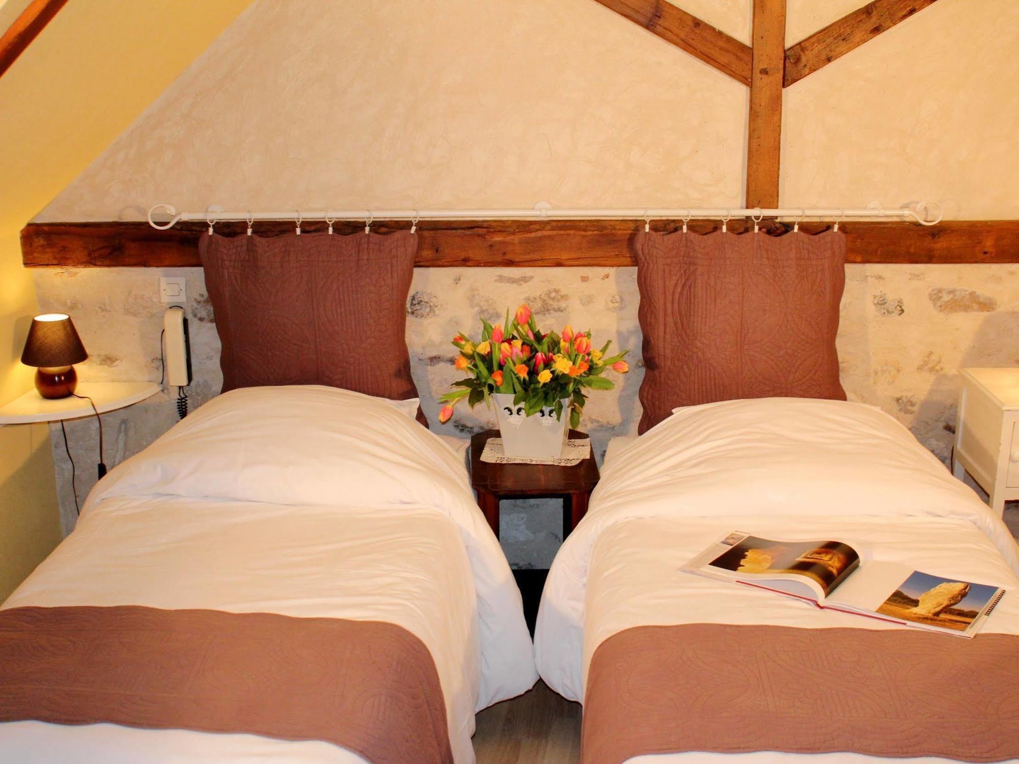 Logis Auberge Le Colombien - Hotel Et Restaurant Villandry Eksteriør bilde